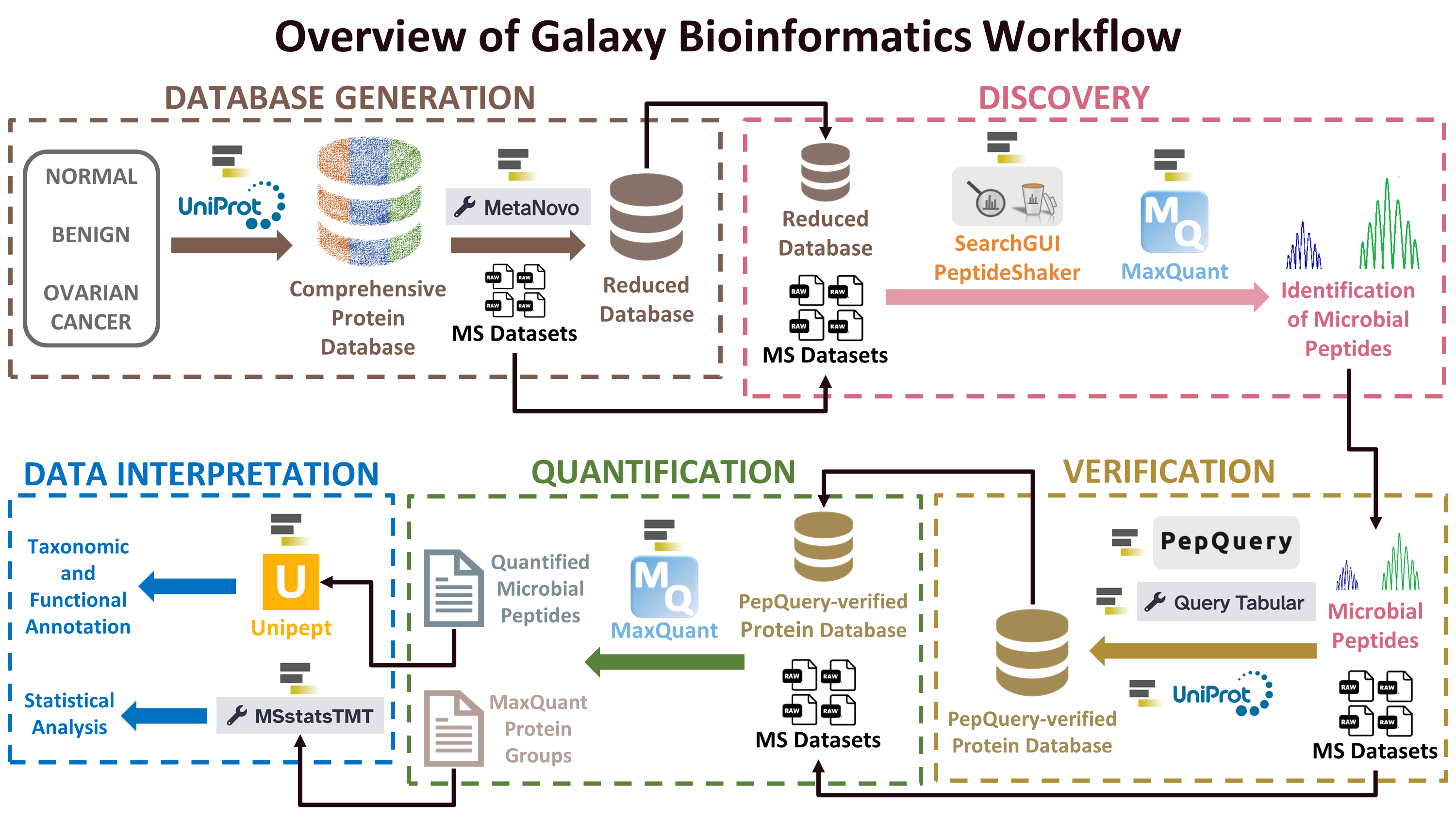 Overview of Galaxy Bioinformatics Workflow